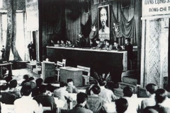 Ảnh tư liệu về Đại hội đại biểu toàn quốc lần II của Đảng. (Ảnh: Ban tổ chức)