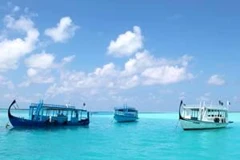 Màu xanh đảo Maldives. (Ảnh: Mai Phương)