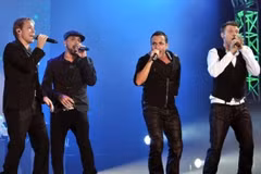 Backstreet Boys chưa thực sự thuyết phục được khán giả (Ảnh: Phú Hưng/Vietnam+)