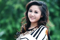 Văn Mai Hương song ca cùng Lân Nhã trong ca khúc nhạc nền phim 3D đầu tiên của Việt Nam - "Bóng ma học đường (Ảnh: Gia Tiến)