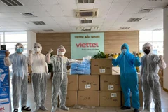 Viettel đã hoàn thành kết nối camera tại khu vực cách ly. (Ảnh: Viettel)