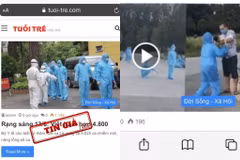 Website giả mạo báo Tuổi trẻ. (Ảnh: VAFC)