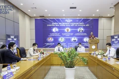 Toàn cảnh buổi họp báo giới thiệu Ngày hội Công nghệ giáo dục Edtech Festival. (Ảnh: NSSC)