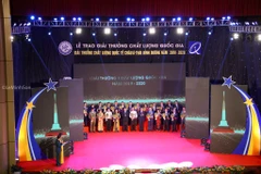 Toàn cảnh lễ trao giải thưởng. (Ảnh: Minh Sơn/Vietnam+)