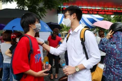 Thậm chí nhiều thí sinh cho biết, đề thi Lịch sử chỉ mất 15 phút là đã làm xong. (Ảnh: Minh Sơn/Vietnam+)