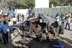 Hiện trường vụ đánh bom. (Nguồn: AP)