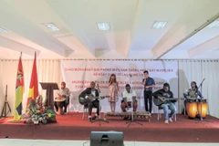 Một tiết mục văn nghệ tại buổi lễ. (Nguồn: TTXVN)