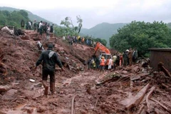 Hiện trường vụ lở đất. (Nguồn: khaleejtimes.com)