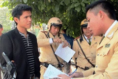 Nhiều đối tượng vi phạm giao thông có những lời lẽ hù dọa cảnh sát giao thông. (Nguồn: Internet)