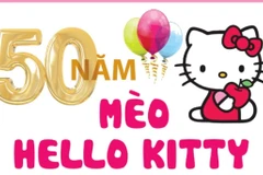 Nhân vật biểu tượng Hello Kitty đón sinh nhật 50 tuổi