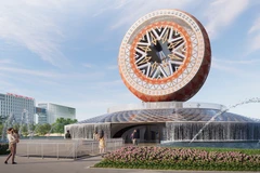 Biểu tượng trống Đọi Tam khổng lồ tôn vinh văn hóa Hà Nam tại Sun Urban City