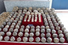 Thanh Hóa: Phát hiện ổ đạn đá lớn ở phía Đông Bắc Thành nhà Hồ