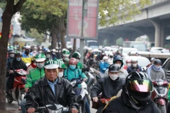 [Photo] Giao thông tại Thủ đô đông đúc những ngày cận Tết Nguyên đán