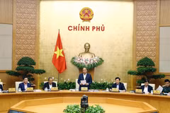 Thủ tướng Nguyễn Xuân Phúc phát biểu khai mạc phiên họp. (Ảnh: Thống Nhất/TTXVN)