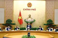 Thủ tướng Nguyễn Xuân Phúc phát biểu khai mạc phiên họp. (Ảnh: Thống Nhất/TTXVN)