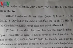 Yên Bái: Kỷ luật Chủ tịch, Phó Chủ tịch Hội phụ nữ huyện Văn Chấn