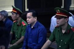 Bị cáo Phan Văn Anh Vũ (tức Vũ 'nhôm') tại phiên tòa ngày 30/11/2018. (Ảnh: Thành Chung/TTXVN)