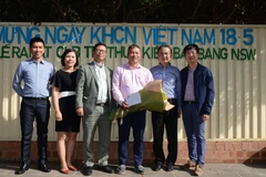 Khai trương CLB Tri thức kiều bào bang New South Wales (Australia). (Ảnh: Diệu Linh/TTXVN)