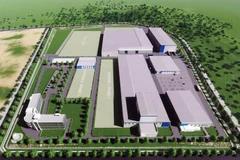 Phối cảnh Nhà máy khi hoàn thành. (Ảnh: Nguyễn Sơn/TTXVN)