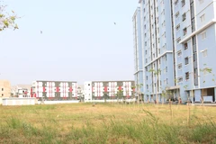 Một góc dự án căn hộ Valencia, quận 9. (Ảnh: Trần Xuân Tình/TTXVN)