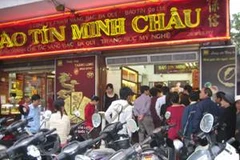 Tái diễn cảnh mua vàng khiến giá bị đẩy lên cao. (Ảnh: Đức Duy/Vietnam+)