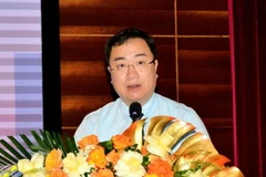 Ông Đặng Xuân Phương, Phó Bí thư Tỉnh ủy Quảng Ninh phát biểu khai mạc Hội thảo. (Ảnh: Thanh Vân/TTXVN)