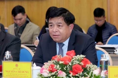 Bộ trưởng Nguyễn Chí Dũng phát biểu tại hội nghị. (Nguồn: Bộ Kế hoạch và Đầu tư)