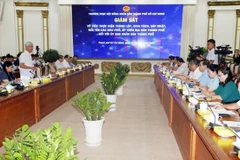 Quang cảnh buổi làm việc. (Ảnh: Xuân KhuTTXVN)