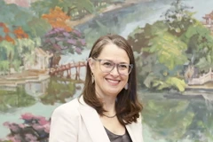 Đại sứ về biến đổi khí hậu của Canada Catherine Stewart. (Ảnh: Văn Điệp/TTXVN)