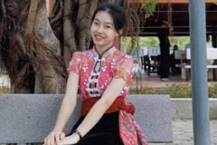Tân thủ khoa khối C toàn quốc Lương Thị Hồng Thu. (Ảnh: TTXVN phát)
