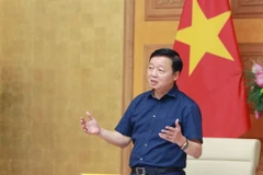 Phó Thủ tướng Trần Hồng Hà phát biểu kết luận hội nghị. (Ảnh: TTXVN phát)