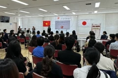 Toàn cảnh lễ khai mạc VYSA JOB FAIR 2024. (Ảnh: Phạm Tuân/TTXVN)