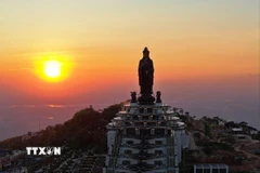 Núi Bà Đen. (Ảnh: TTXVN)