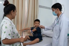 Sức khỏe bệnh nhi đã ổn định sau can thiệp. (Ảnh: TTXVN phát)