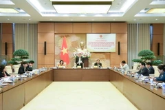 Toàn cảnh buổi làm việc. (Nguồn: Công Thông tin Điện tử Quốc hội)