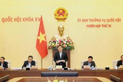 Chủ tịch Quốc hội Vương Đình Huệ phát biểu khai mạc. (Ảnh: Nhan Sáng/TTXVN)