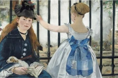Tác phẩm "Đường sắt" của Édouard Manet. (Nguồn: Bảo tàng Musée d'Orsay)