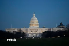 Tòa nhà Quốc hội Mỹ ở Washington DC. (Ảnh: AFP/TTXVN)