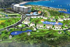 Phối cảnh khu du lịch sinh thái nghỉ dưỡng Tân Thanh.