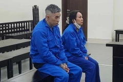 Hai đối tượng Kiều Hoàng Long và Lê Thị Bé lưu hành tiền yen Nhật giả. (Nguồn: báo Lao động)