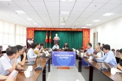 Quang cảnh họp báo. (Ảnh: Quốc Hùng/TTXVN)