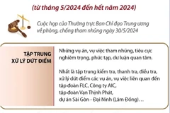 Phấn đấu đưa ra xét xử sơ thẩm đối với 6 vụ án trọng điểm 