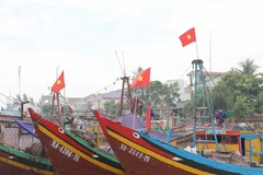Nghệ An: Ngư dân làng biển Diễn Châu chuẩn bị nghỉ lễ Quốc khánh 2/9 