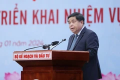 Bộ trưởng Bộ Kế hoạch và Đầu tư Nguyễn Chí Dũng. (Ảnh: Dương Giang/TTXVN)