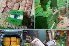 Kho hàng bị lực lượng chức năng phát hiện, kiểm tra. (Nguồn: báo Công Thương)