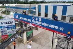Hoàn tất công đoạn cuối để Bệnh viện dã chiến Hoàng Mai vào hoạt động