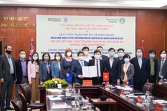 Lễ ký kết diễn ra tại Bộ Nông nghiệp và Phát triển nông thôn. (Ảnh: Đại sứ quán New Zealand cung cấp) 