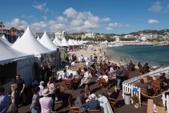 Chợ phim Cannes tại Pháp. (Ảnh: Đại sứ quán Pháp tại Việt Nam)