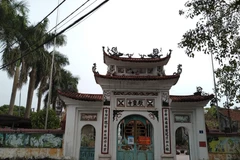 Tam quan chùa Vàng. (Ảnh: Minh Thu/Vietnam+)