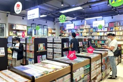 Dù chịu tác động của dịch bệnh nhưng năm qua, doanh thu ngành xuất bản vẫn tăng. (Ảnh: Minh Thu/Vietnam+) 